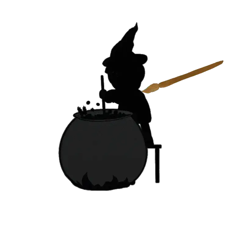Animation sorcier chaudron magique